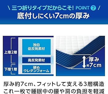 トゥルースリーパー プレミアリッチ7.0　三つ折りタイプダブル トゥルースリーパー プレミアリッチ7.0 三つ折りタイプ | イオン